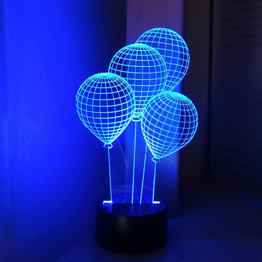 CHIMAERA 3D Magical Optical Illusion Balloons Lamp