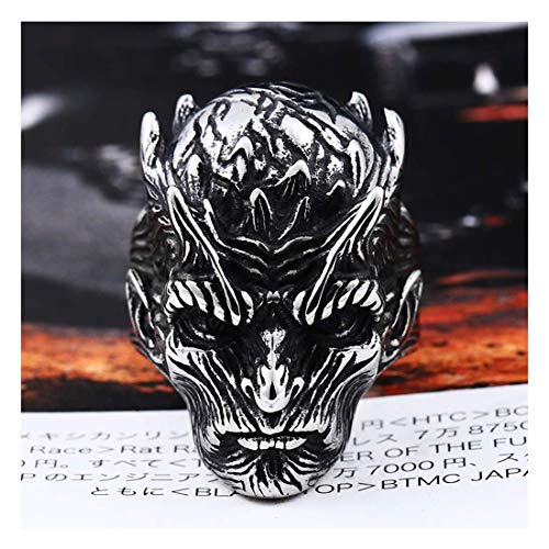 ZMY Mens Punk Jewelry Stainless Steel Ring