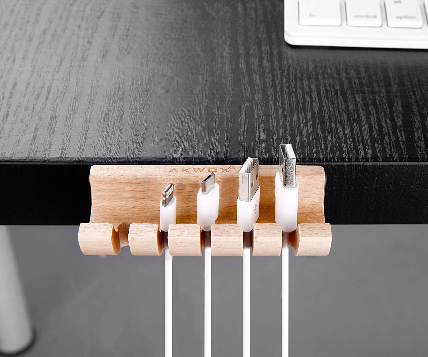 Akwox Wooden Cable Organizer