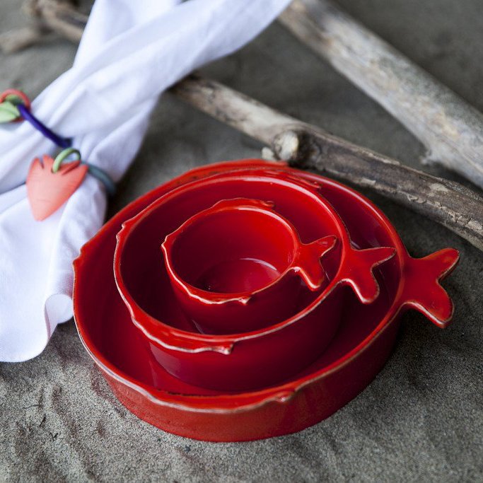 Pesce – 3-Piece Handmade bowl set