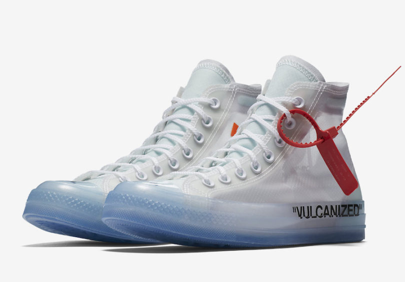 White Canvas Sneaker Translucent Upper Vulcanized Sole