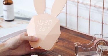 Bunny Rabbit Alarm Clock & Temperature Digital Display