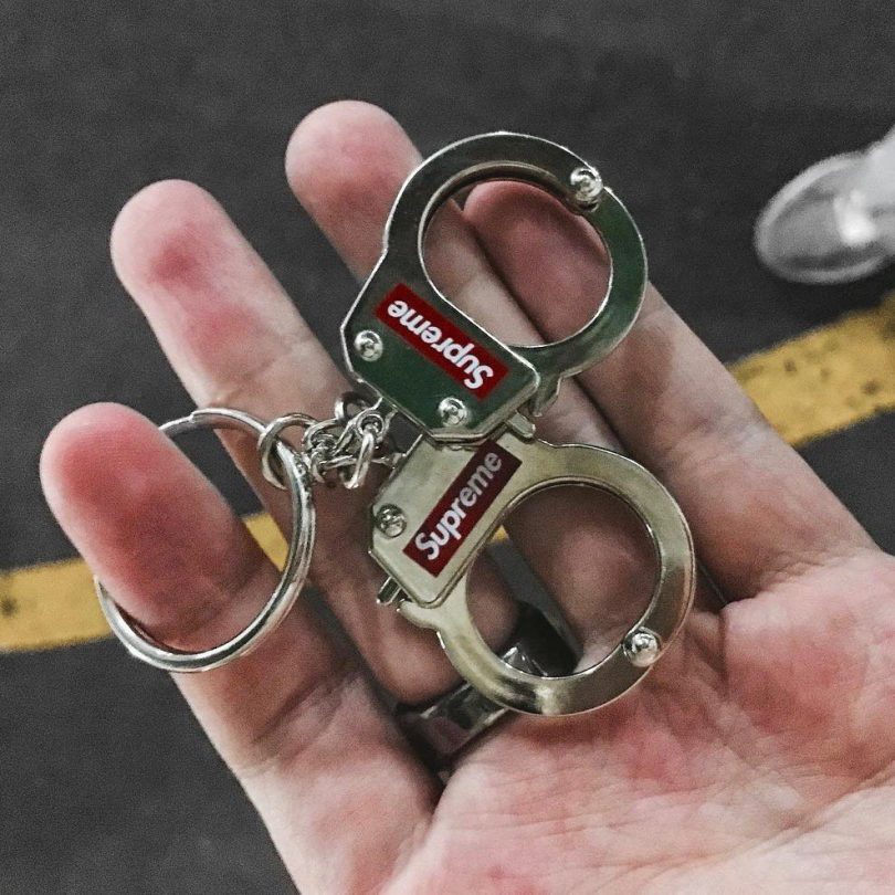 Supreme Handcuffs Keychain