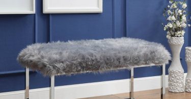 Monet Lux Fur Bench