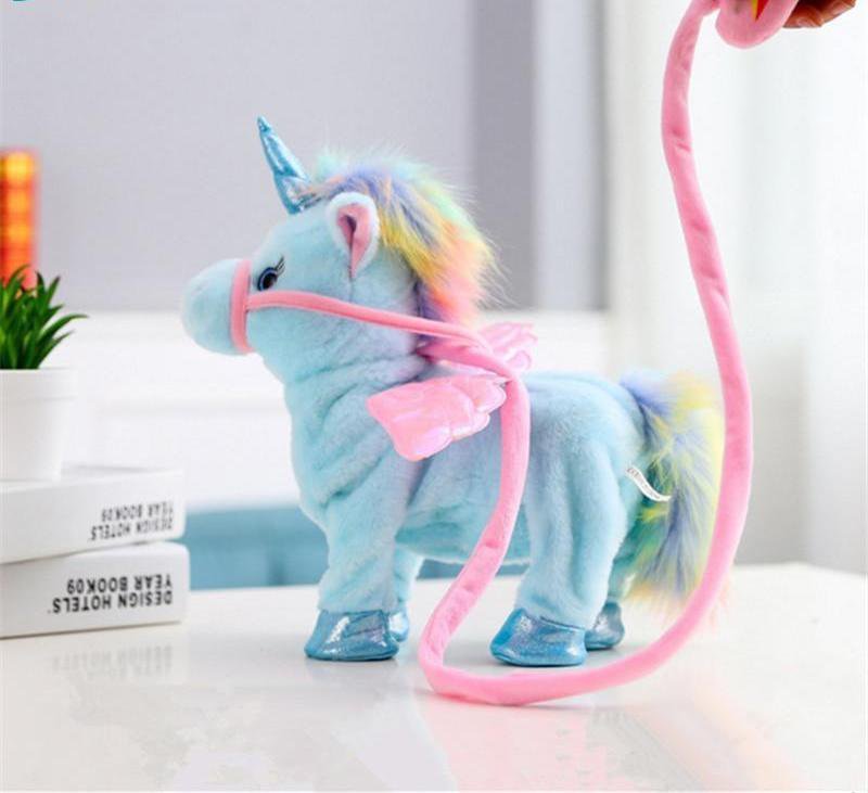 Walking Unicorn Plush Toy