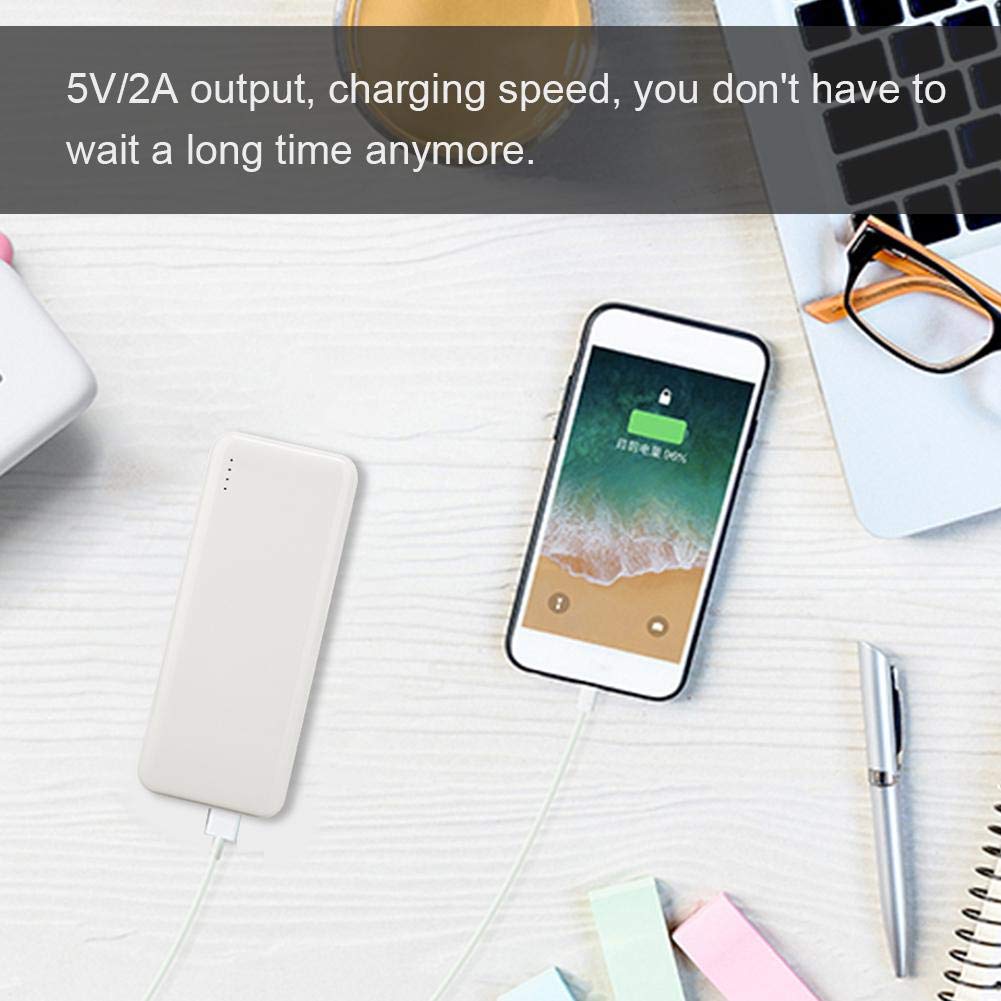 Famus Large Capacity Mobile Power Power Bank Mobile Phone Universal Fast Charger BOX-S400 10000mAh White