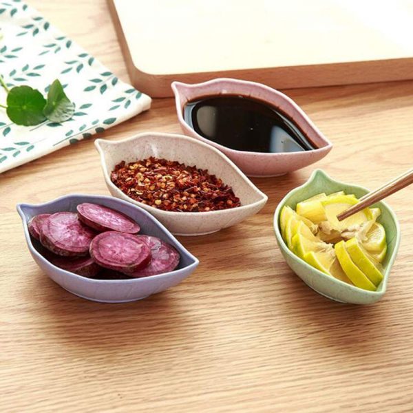 VinBee 12 Pack Leaf Shape Sauce Dish » Petagadget