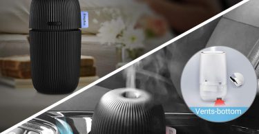 EasyAcc USB Car Essential Oil Diffuser 110ml Cup Shape Humidifier Aroma Diffuser