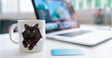 Black Cat Coffee Mug