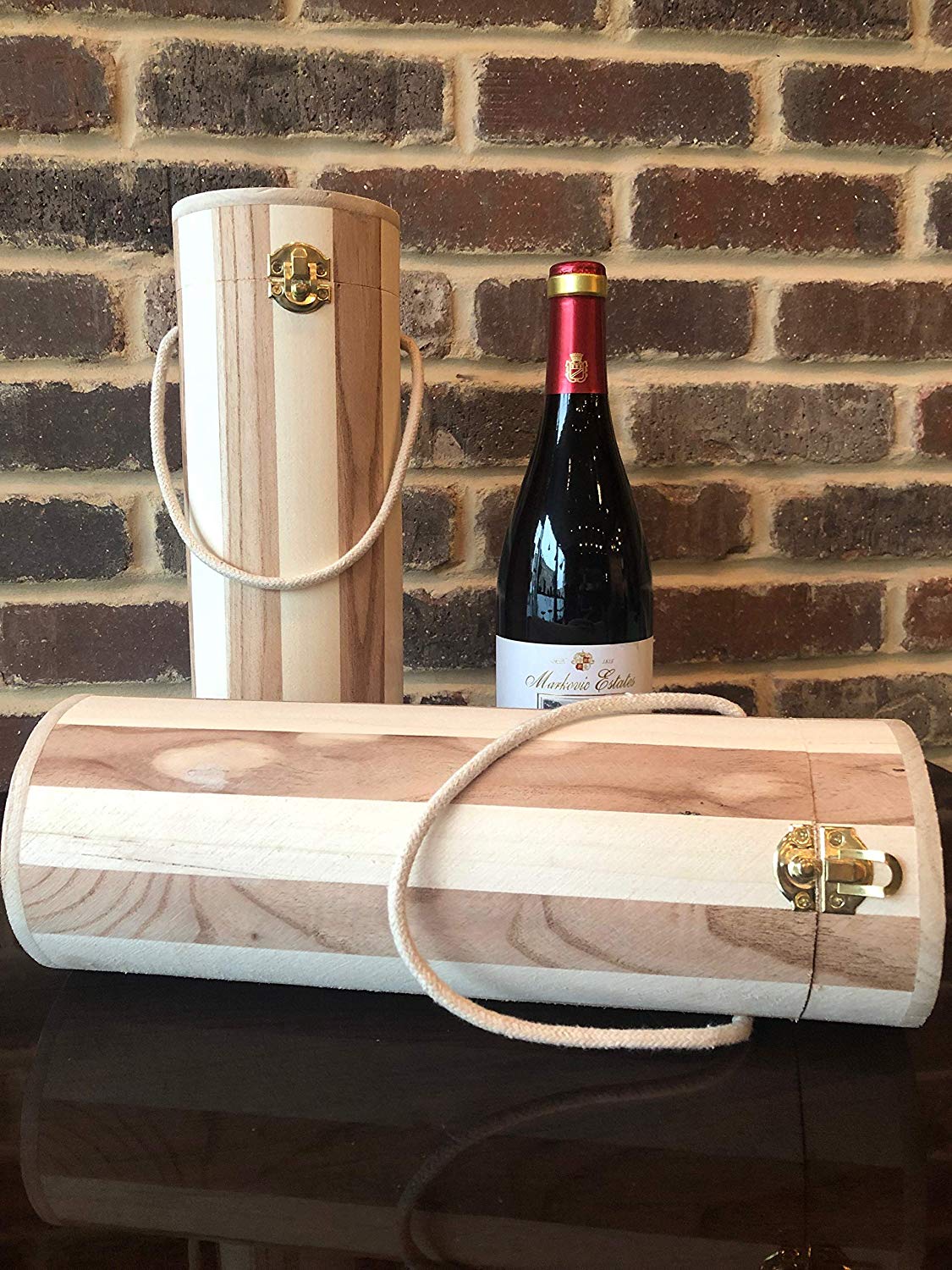 Pro Image Wine Natural Wood Gift Box