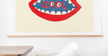 Deny Designs Nick Nelson Cool Mouth Art Print And Hanger