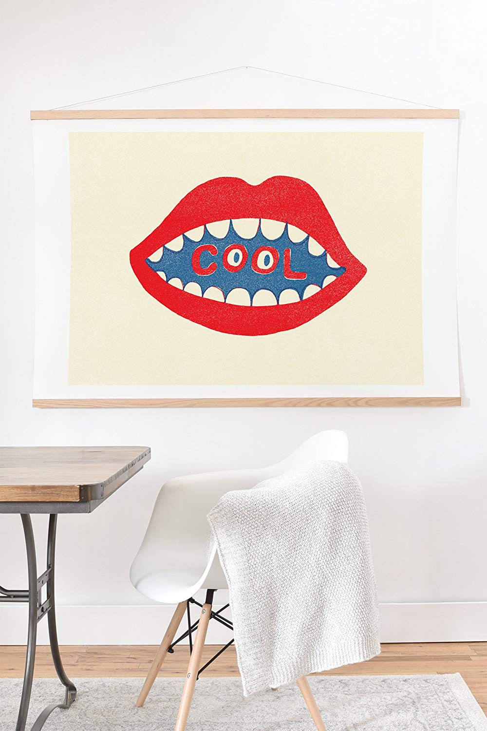 Deny Designs Nick Nelson Cool Mouth Art Print And Hanger