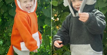 Baby Kids Boys Girls Cute Fox Cloak Hooded Outfits Hoodie Coat Outwear Jacket