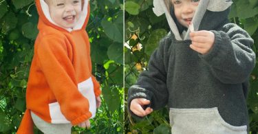 Baby Kids Boys Girls Cute Fox Cloak Hooded Outfits Hoodie Coat Outwear Jacket