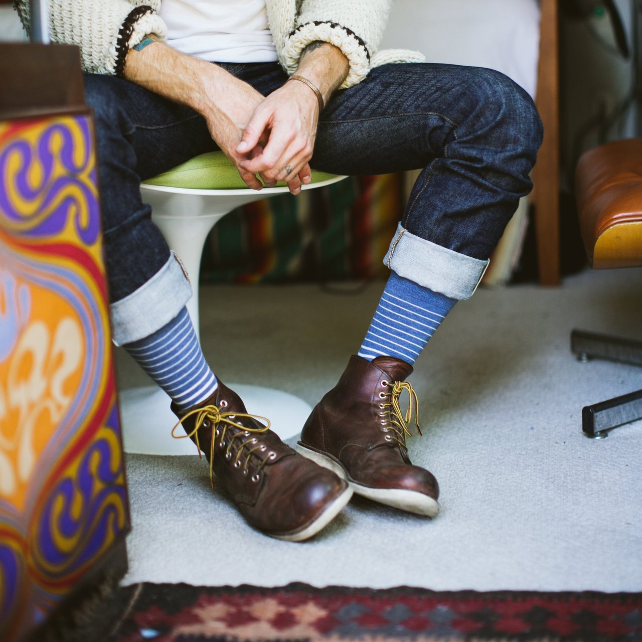 Accent Crew Socks by Strollegant