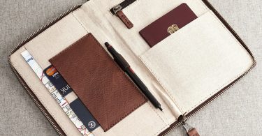 Brown Passport Holder