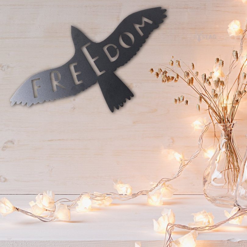 Freedom Metal Wall Decor