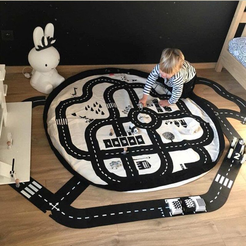 Cartoon Road Baby Play Mats