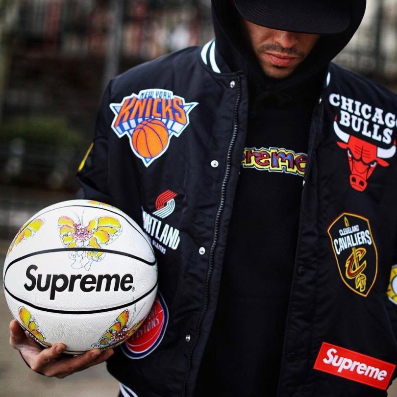 Supreme Gonz Butterfly Spalding Basketball