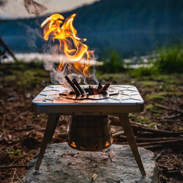 Multi-Fuel Camp Stove