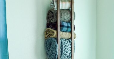 Blanket Wall Rack