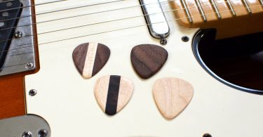 Hardwood Guitar Picks (Set of 4)