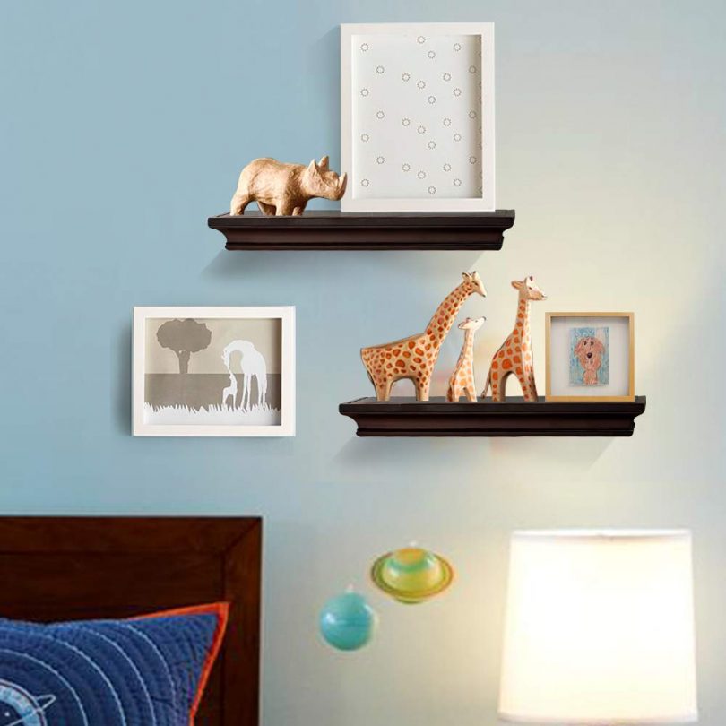 AHDECOR Floating Shelves Espresso