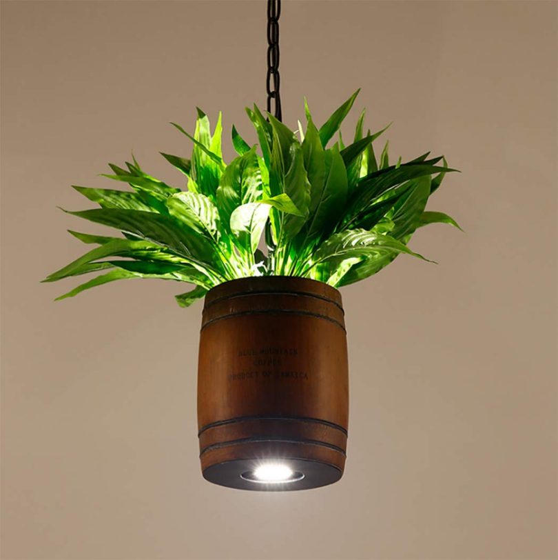 RuiYeYe LED Chandelier American Country Pendant Light