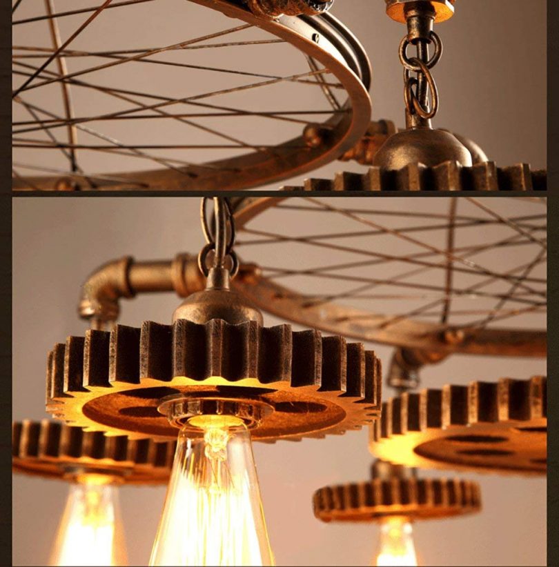 JinYuZe 7 Lights Industrial Ceiling Pendant Light