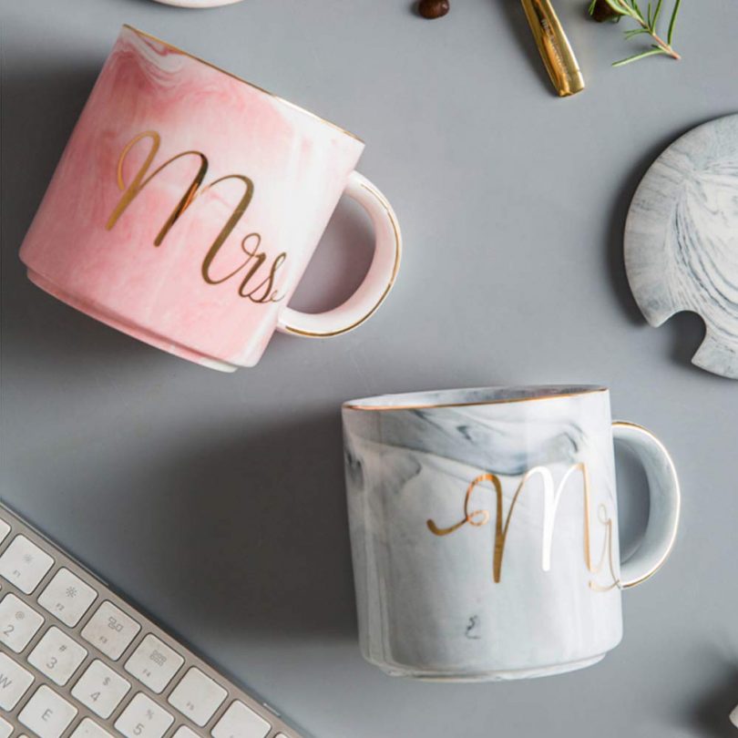 Mr and Mrs Couples Mug Set