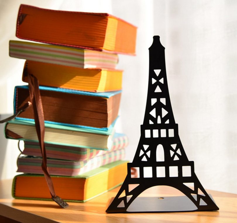 Fasmov Eiffel Tower Nonskid Bookends Art Bookend