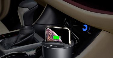 Fast Qi Wireless Car Charger Cup Holder Mount Holder for Samsung and Iphone Smartphone