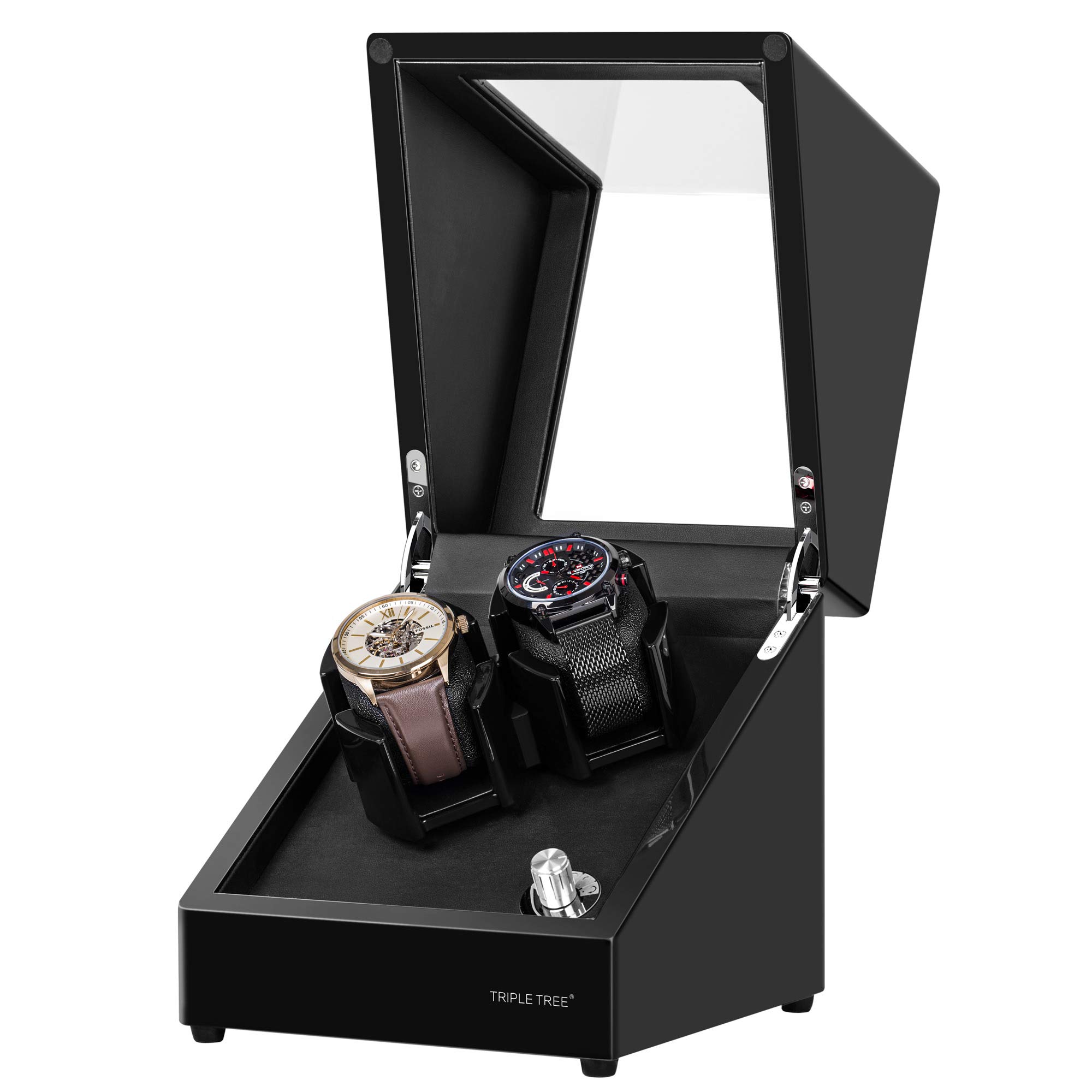 TRIPLE TREE Watch Winder for 2 Automatic Watches