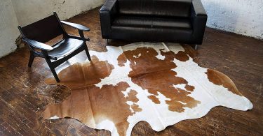A-STAR Genuine Cowhides Brown And White