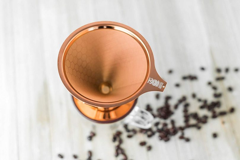 Hibou – Copper Coated Pour Over Coffee Dripper