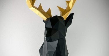 Papertrophy Deer Black & Gold