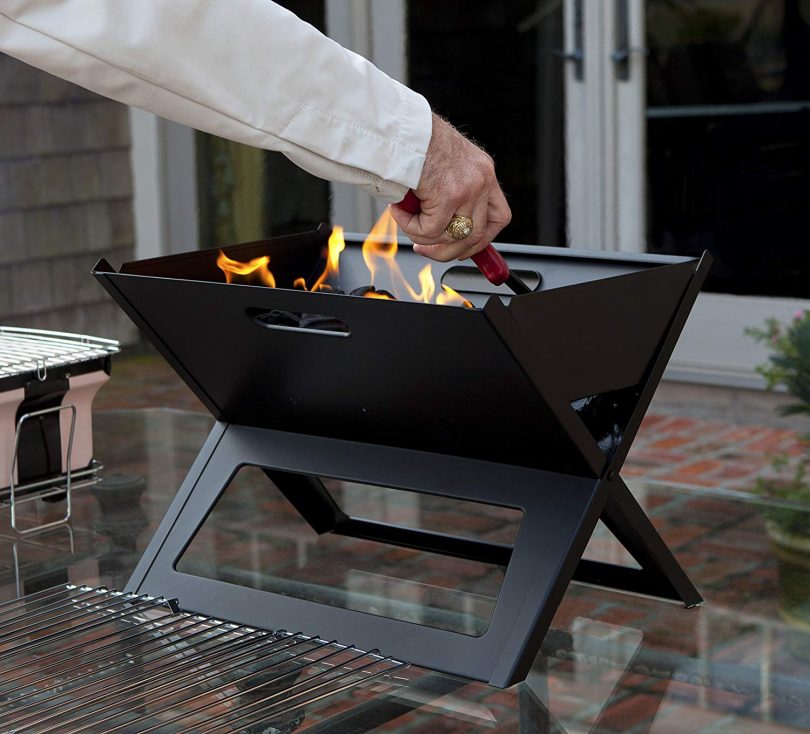 Fire Sense Notebook Charcoal Grill