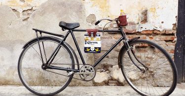 Six-Pack Bike Cinch (Bicycle Beer Carrier) Handmade by Hide & Drink