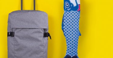 Koinobori Blue Travel Laundry Bag