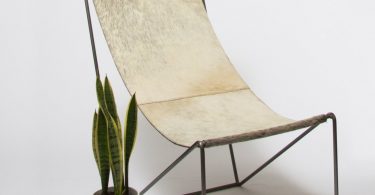 Cowhide Sling Chair