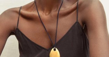 Sabi Organic Drop Pendant Necklace