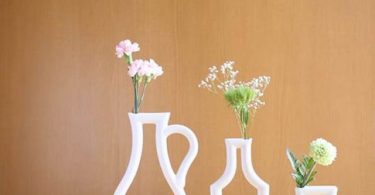 Creative Co-op Ceramic Bunny Rabbit Flower Vase