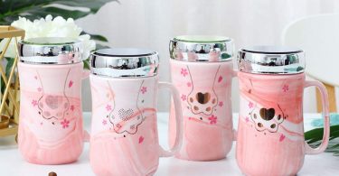 Cute pink mug