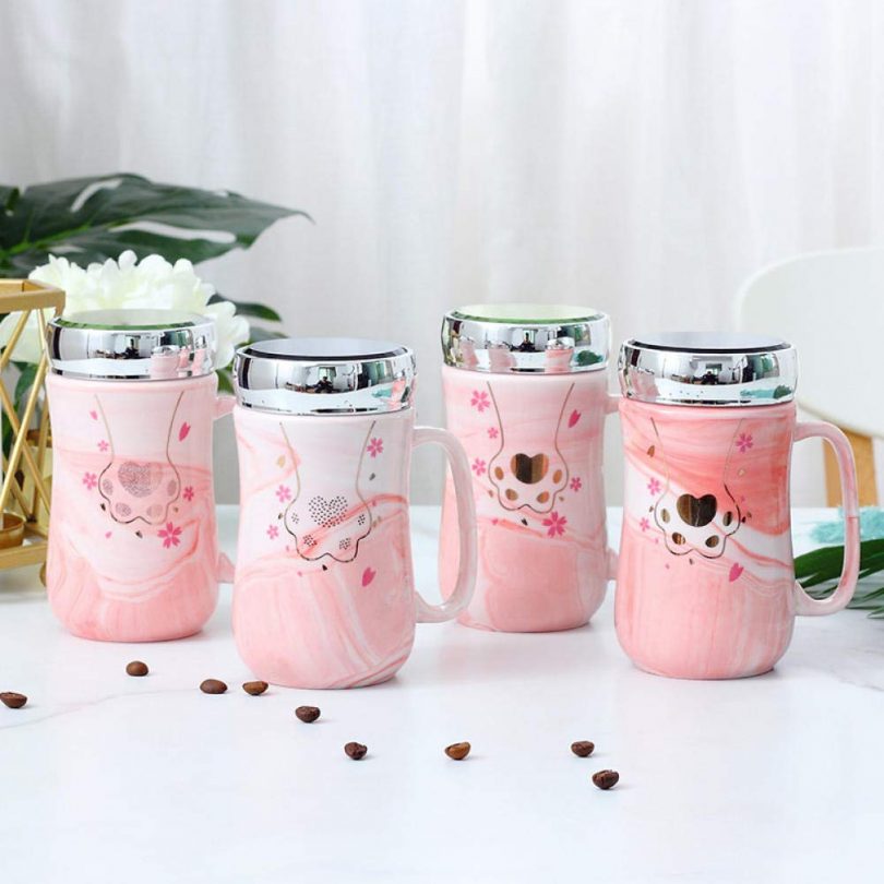 Cute pink mug