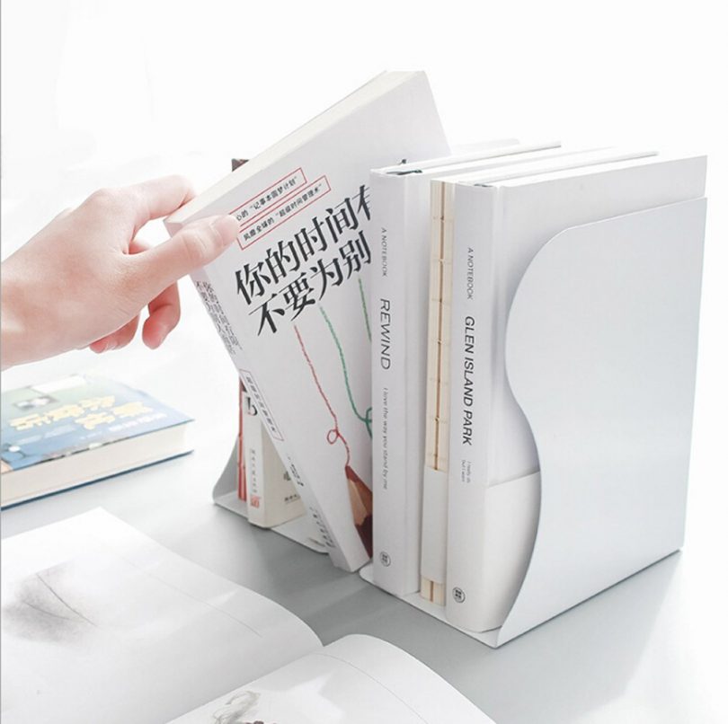 Desktop Adjustable Metal Bookends