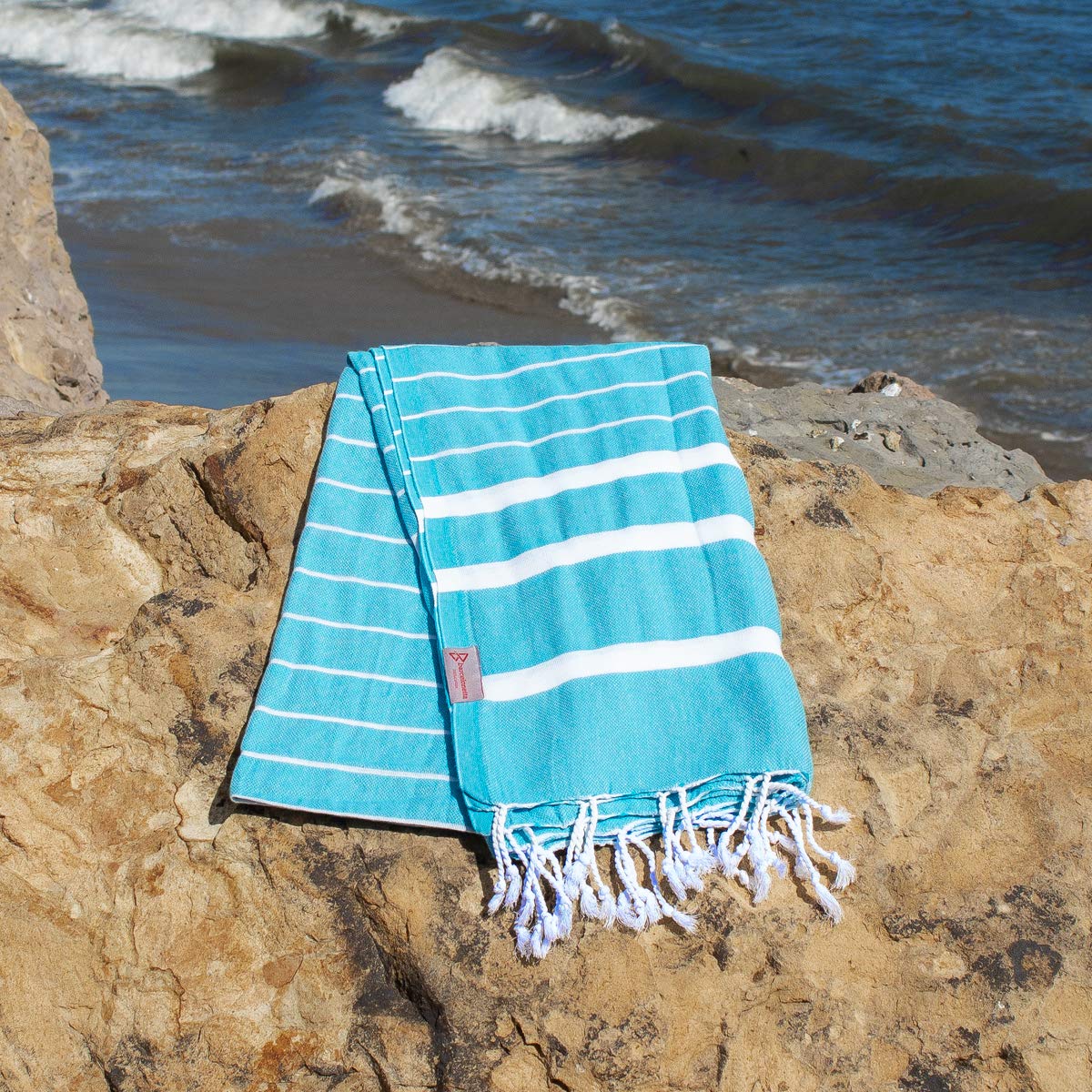 Authentic Turkish Towel – Turquoise