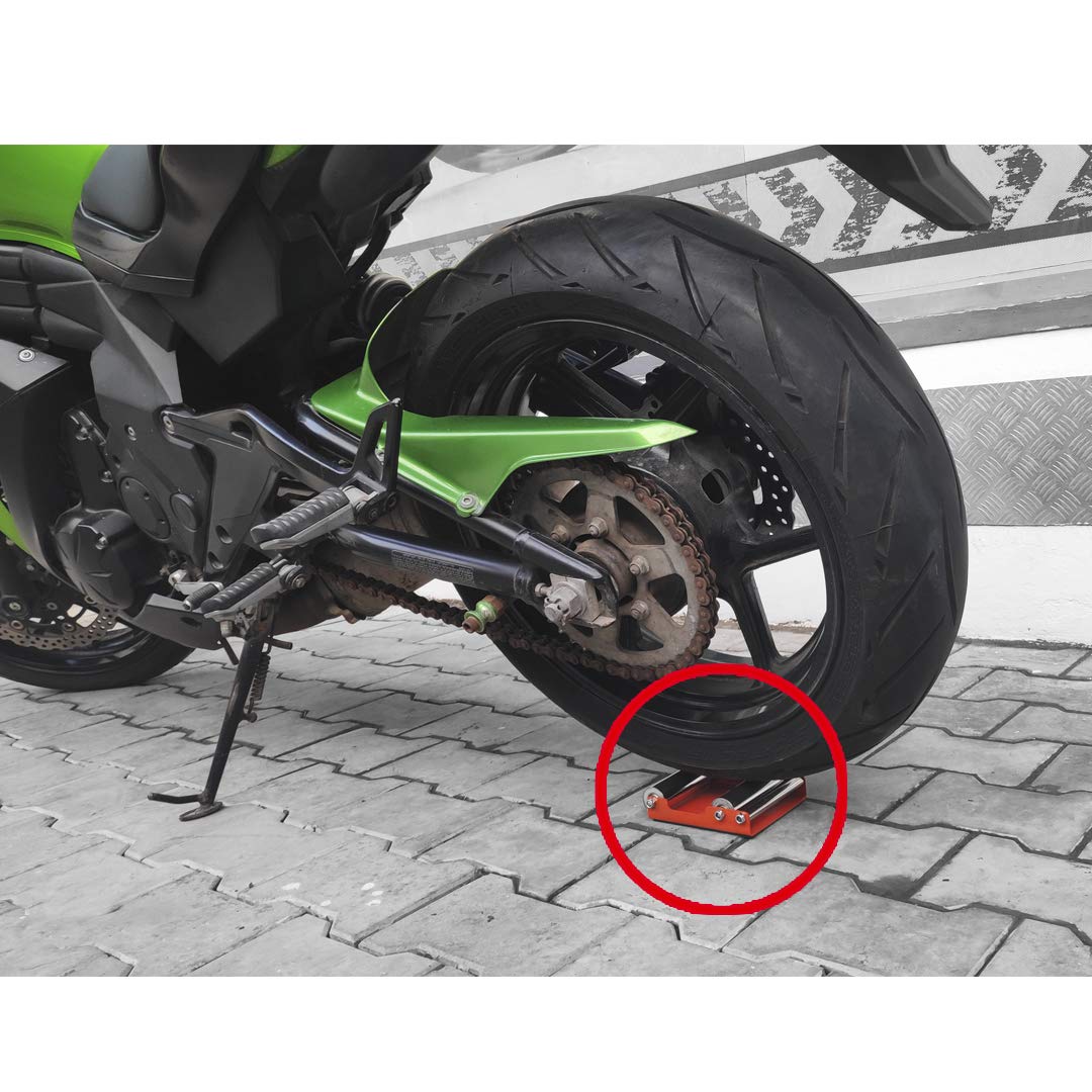 Motorcycle Wheel cleaning stand