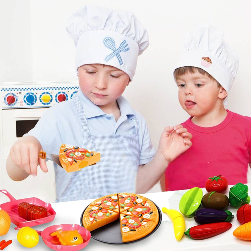 FUNERICA Cutting Toy Food Playset for Kids