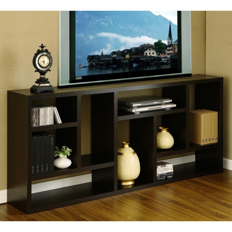 TV Stand Is Great Display Cabinet and Bookshelf