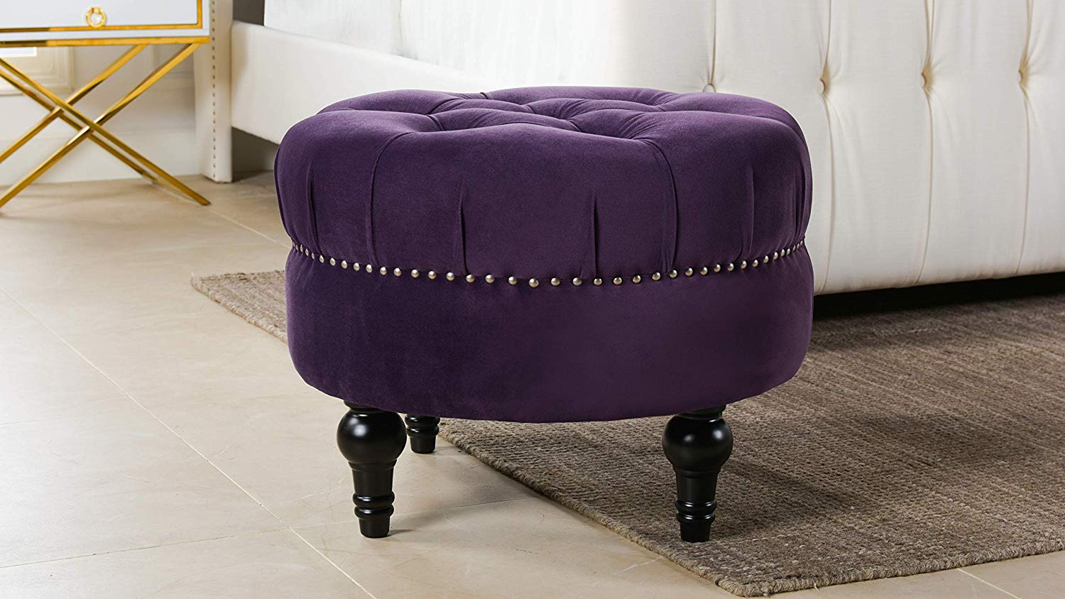 Jennifer Taylor Home 84190-864 Dawn Ottoman